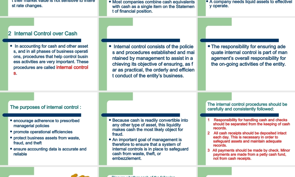 会计英语CURRENT-ASSETS