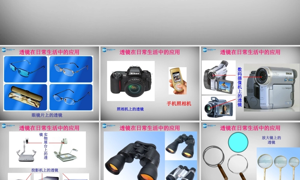 八年级物理上册 5.1 透镜课件6 (新版)新人教版 课件