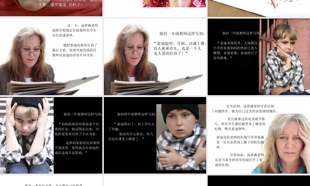 爱让我们成就彼此——泰迪的故事