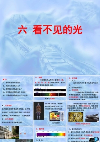 八年级物理上册 看不见的光课件人教版 课件