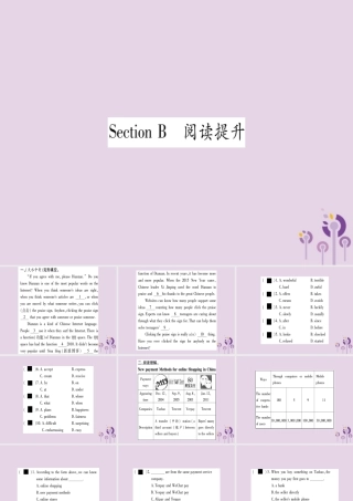 九年级英语全册 Unit 6 When was it invented Section B作业课件 (新版)人教新目标版 课件