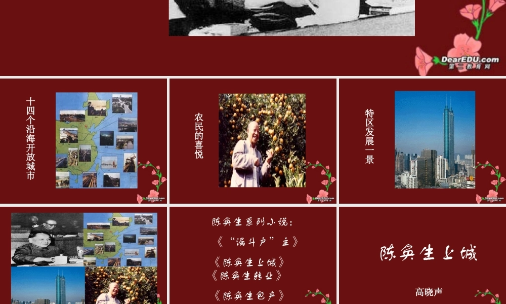 天津市高二语文陈奂生上城课件2 人教版 课件