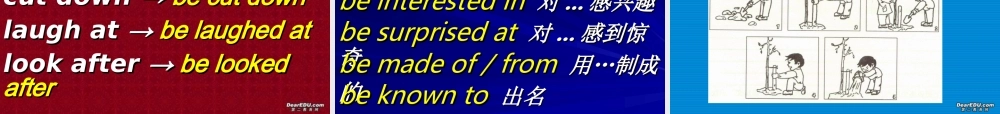 人教版初三英语被动语态总复习 试题