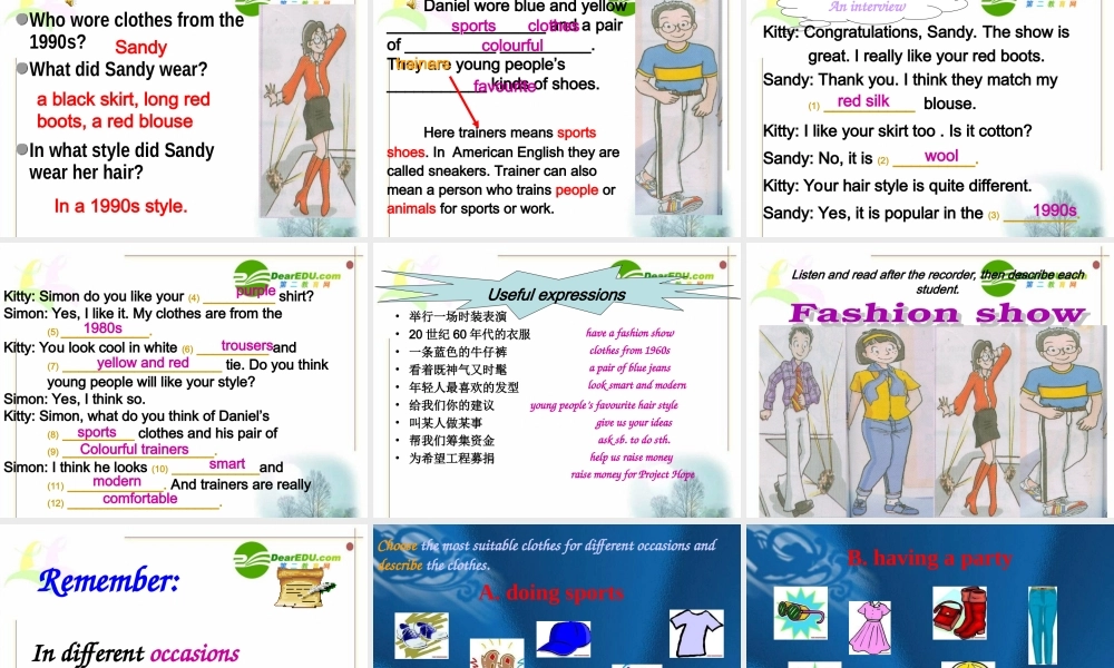 中学七年级英语7A Unit6 reading2课件人教版 课件