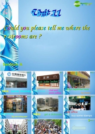 八年级英语上册 Unit 11 Could you please clean your room Section A课件 人教新目标版 课件