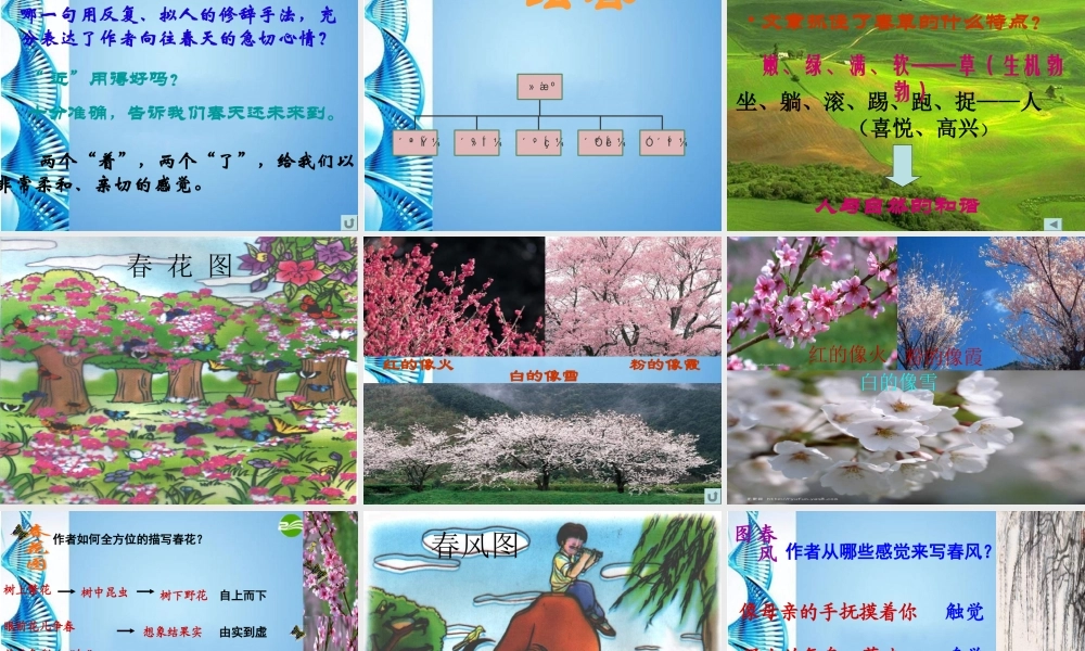 七年级语文上册 第第三单元第11课(春)课件 人教新课标版 课件