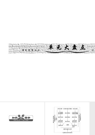 (课标人教版)必修二--第一单元--遗传因子的发现--单元大盘点