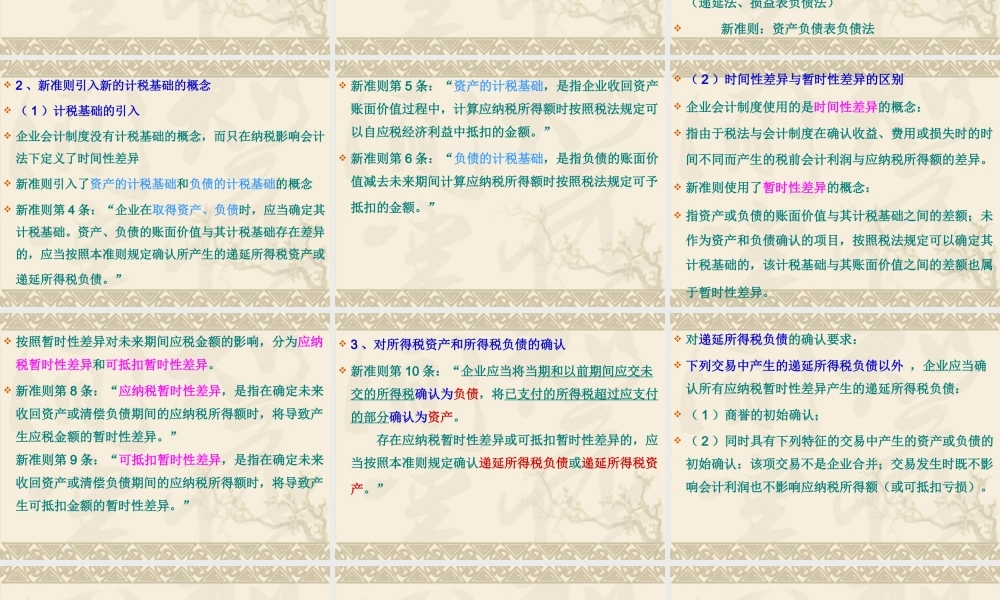 企业会计准则第18号----所得税