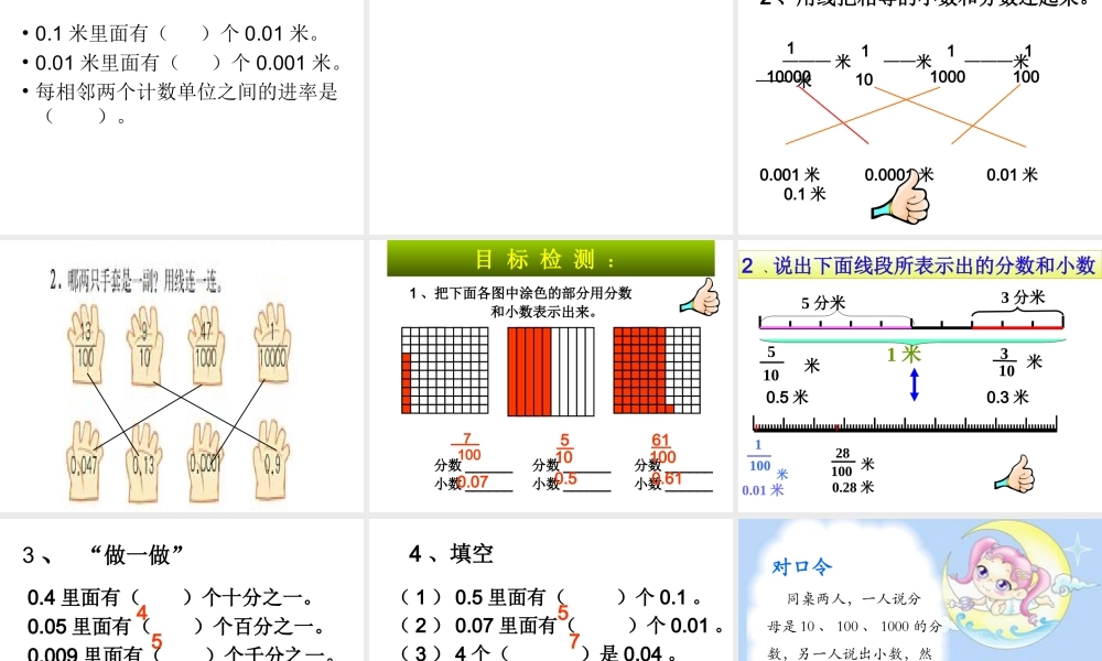 小数的产生和意义课件
