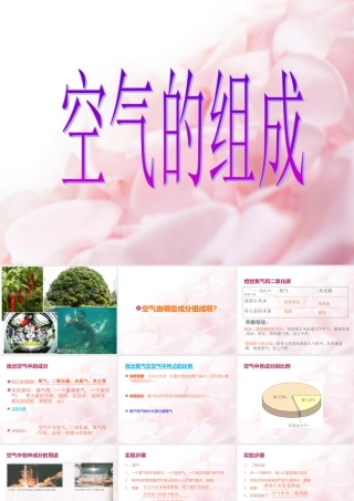 空气的主要成分
