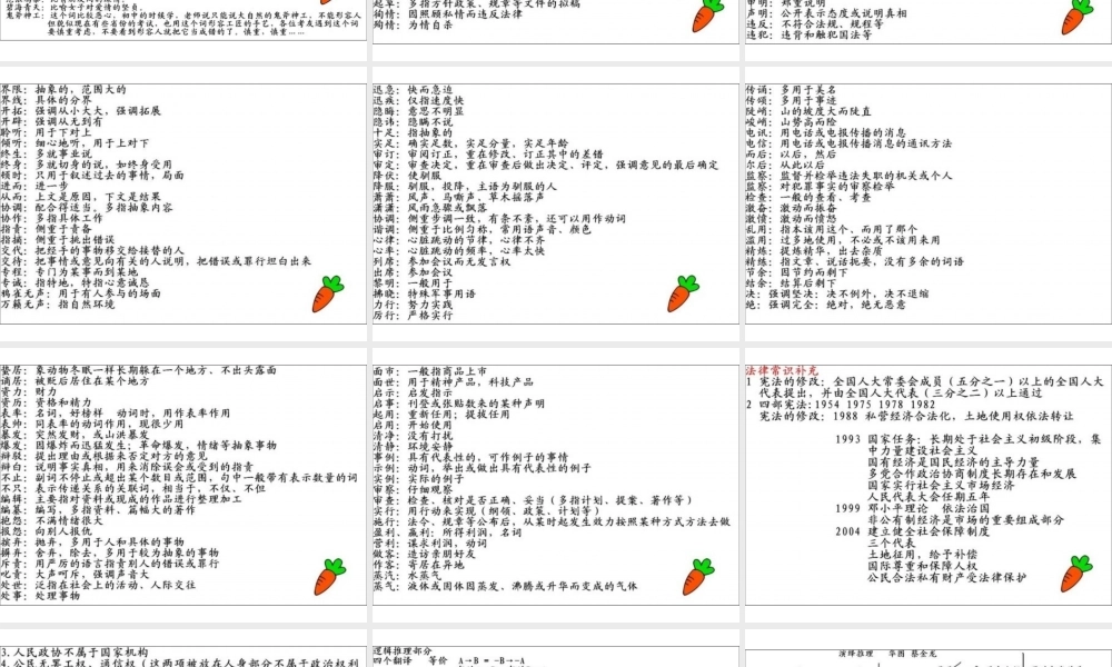 公务员考试密诀-PPT