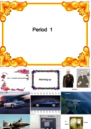 人教版高二英语Unit11 Scientific Achievements全单元课件