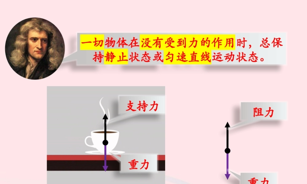 八年级物理下册 8.2 二力平衡课件 (新版)新人教版 课件-2