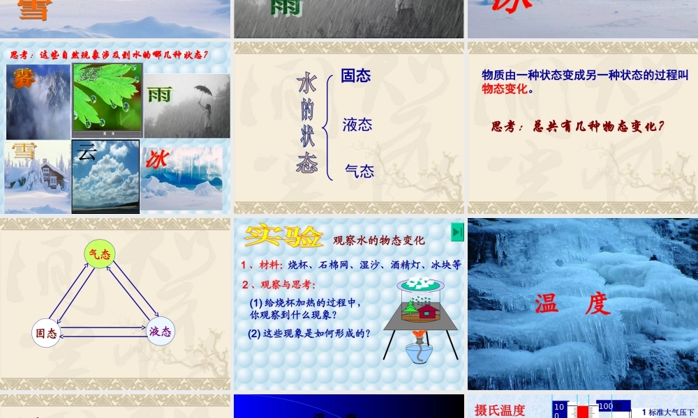 物态变化与温度(精品)