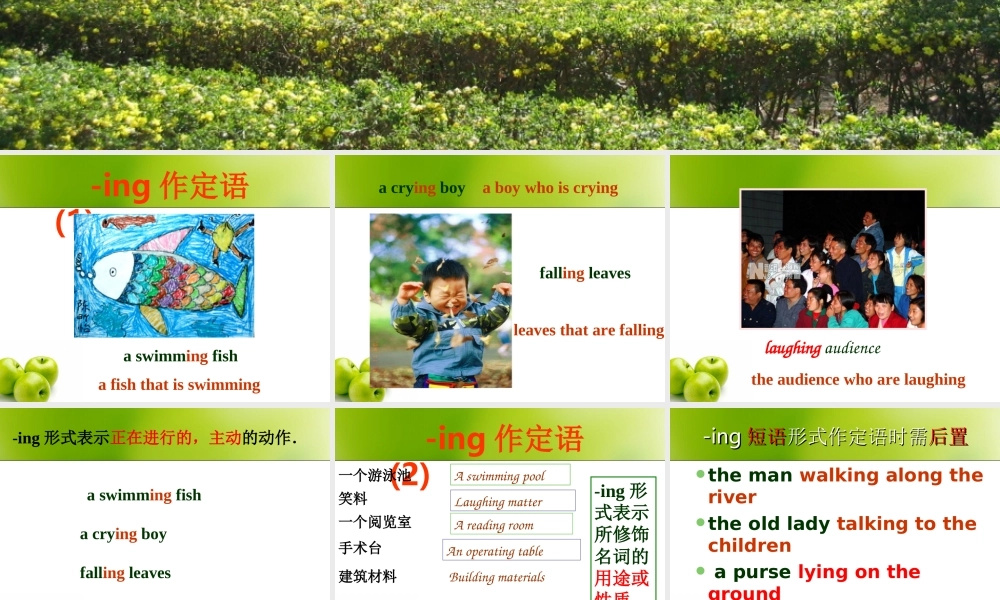 人教版高一英语Unitrammar 课件