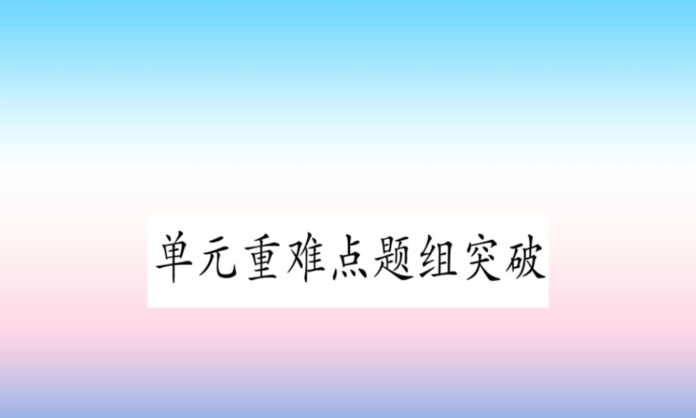 九年级英语全册 Unit 13 We re trying to save the earth重难点题组突破课堂导练课件(含中考真题)(新版)人教新目标版 课件