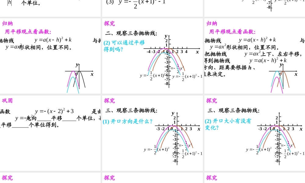 九年级数学下册 261  二次函数5精品课件 人教新课标版 课件