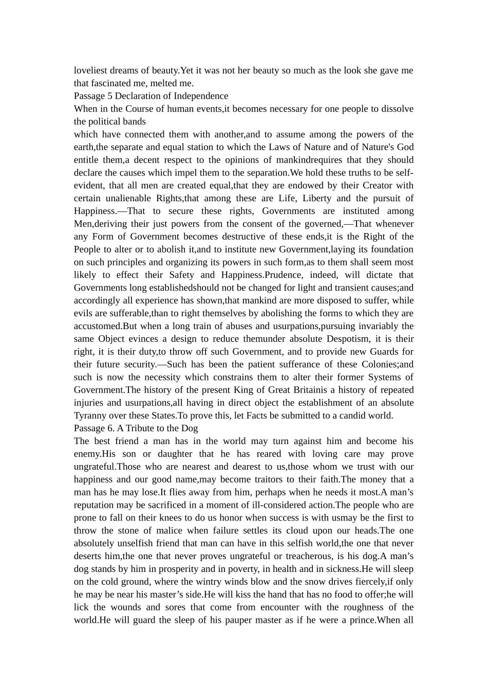 六级英语美文100篇_第3页