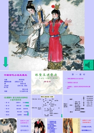 人教版高二语文林黛玉进贾府教学课件