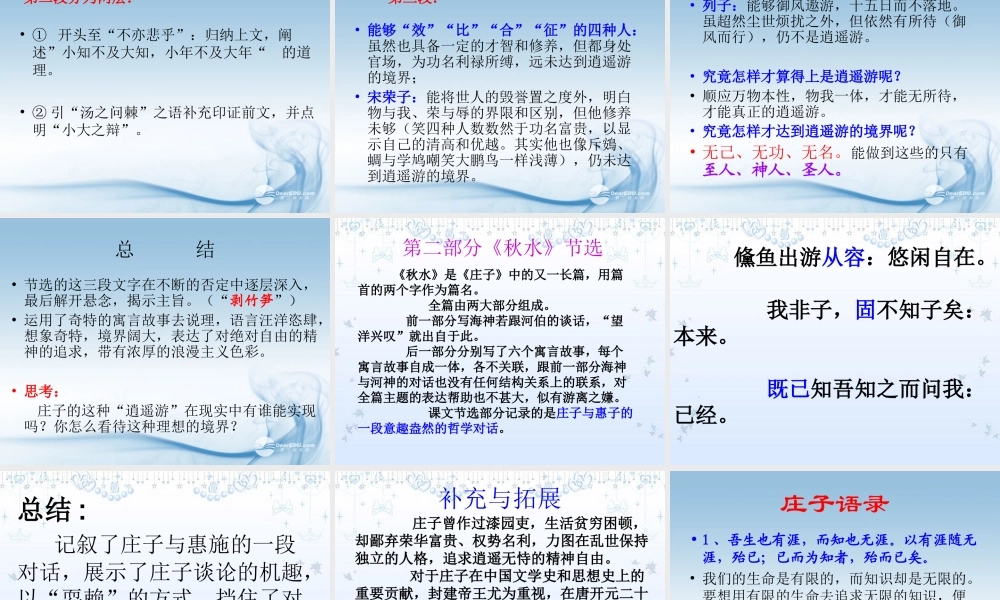 中学高三语文(神游物外)课件