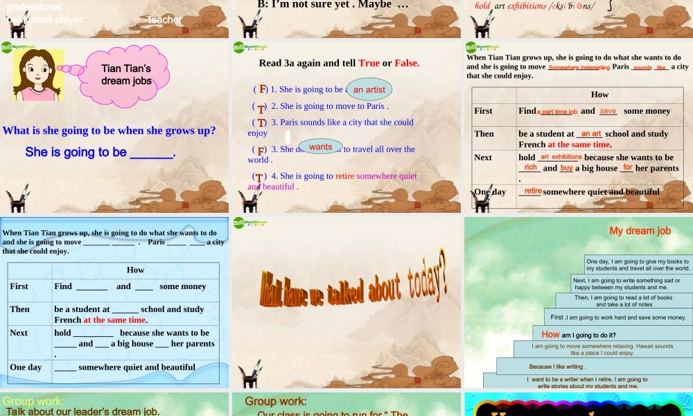 八年级英语上册 unit10 3a-4课件 人教新目标版 课件