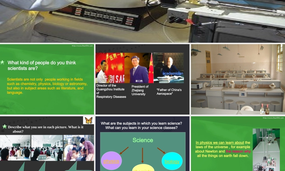 人教版高一英语Unit16 Scientists at work2 课件