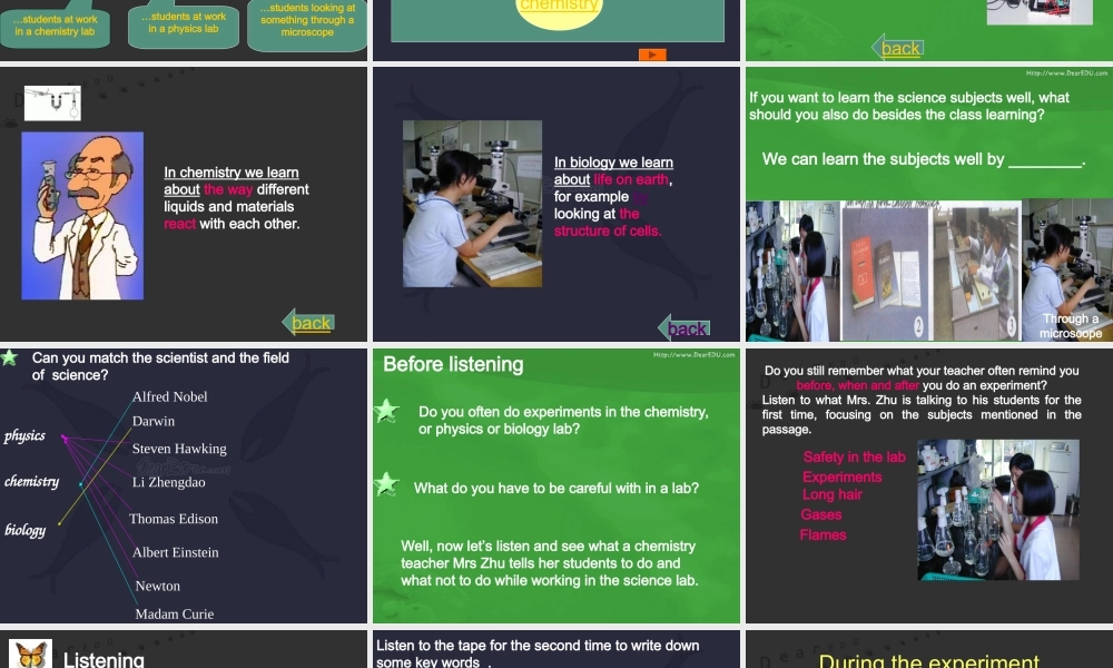 人教版高一英语Unit16 Scientists at work2 课件