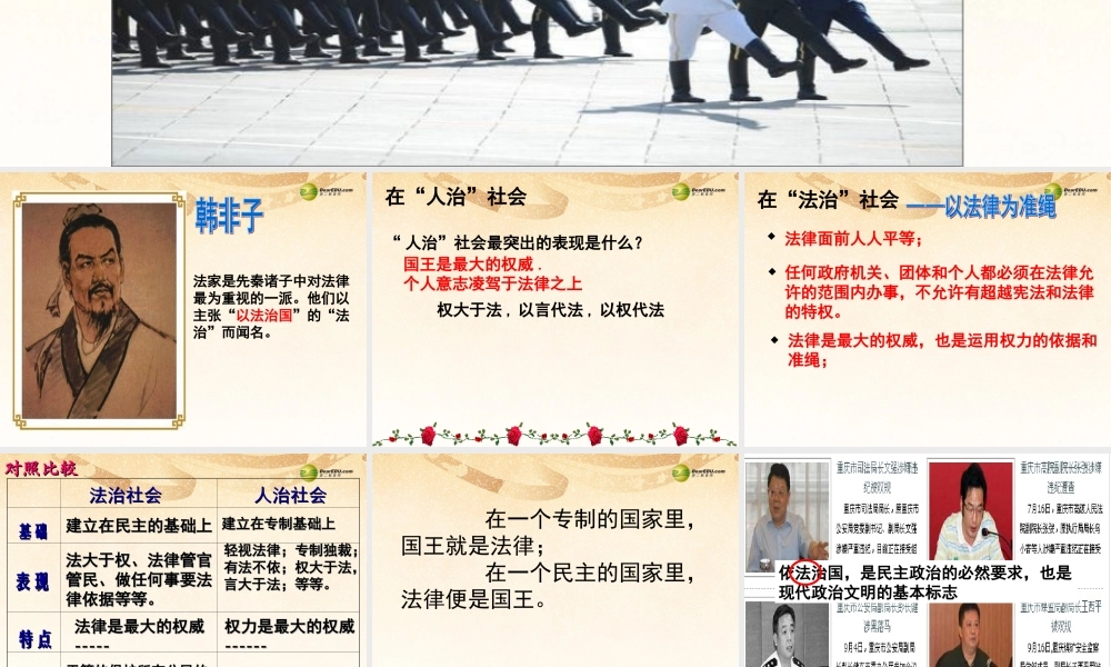 九年级历史与社会全册 第三单元第三课第一框以法律为准绳课件 人教版 课件