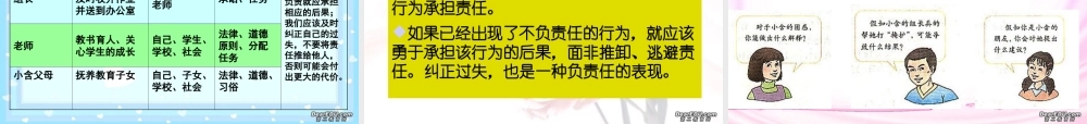 九年级政治第一课责任与角色同在教学课件 新课标 人教版 课件