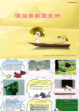 初中信息调整参数图象新课件