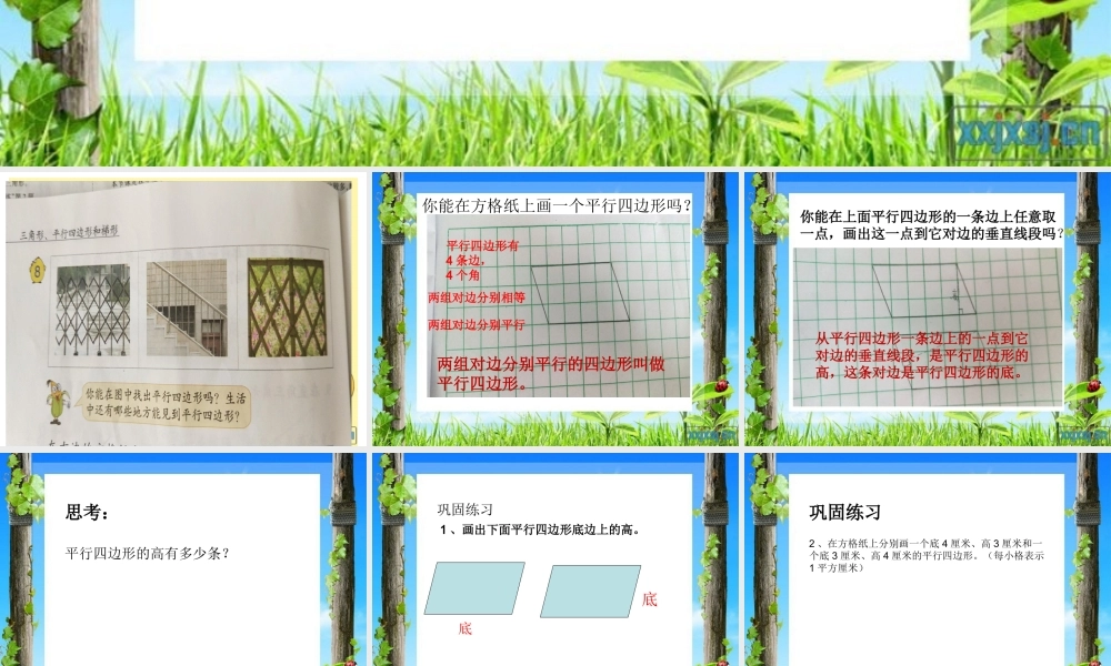 9、平行四边形和梯形练习-(2)