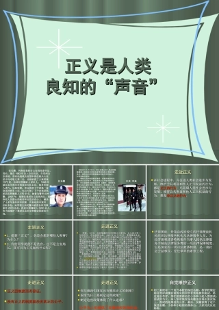 八年级政治 我们维护正义课件