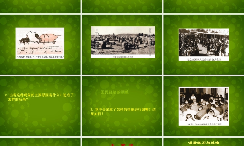 八年级历史下册 2.6 艰难曲折的探索历程课件 北师大版 课件