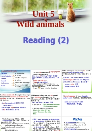 8AUnit5Reading(共85张PPT)