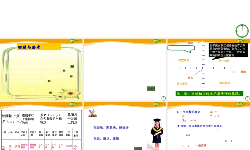 七年级数学下册 第11章 图形与坐标复习课课件 青岛版 课件