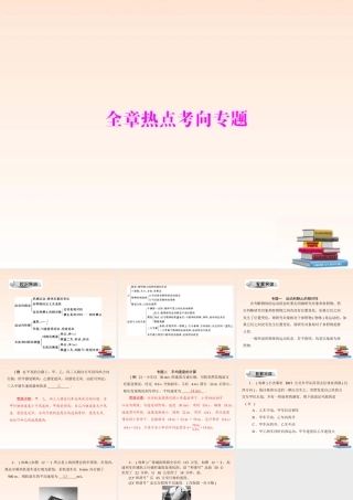 九年级物理 全章热点考向专题 配套课件 人教新课标版 课件