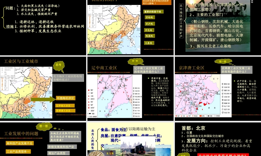 八年级地理 中国北方地区课件