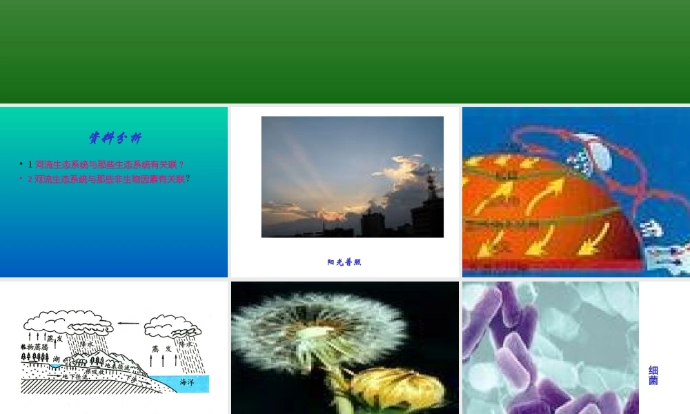 七年级生物生物圈是最大的生态系统课件 鲁教版 课件