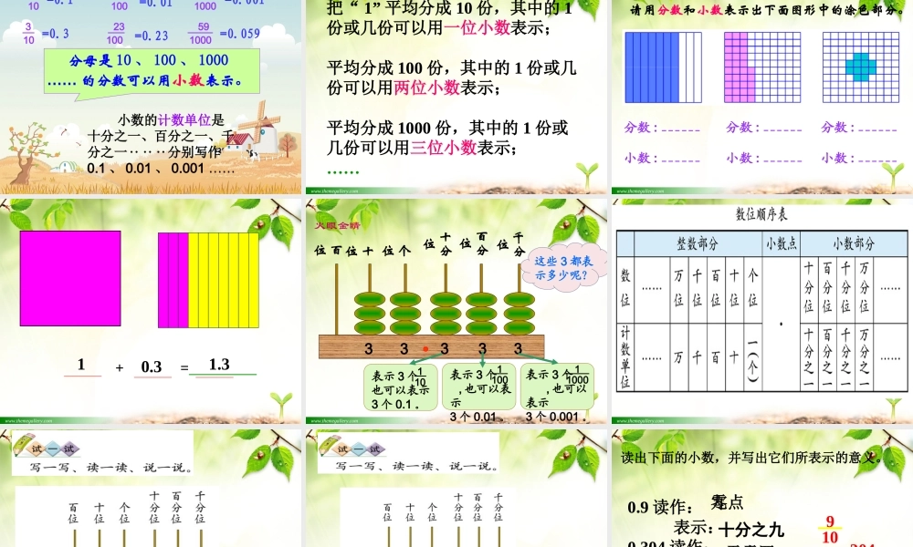 《小数的意义》