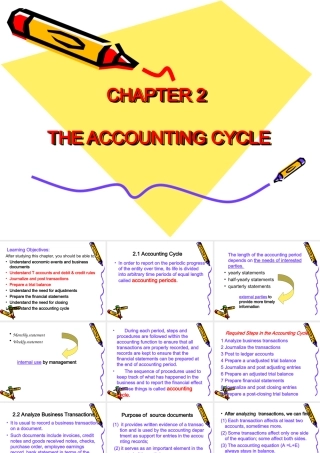 会计英语2THE-ACCOUNTING-CYCLE