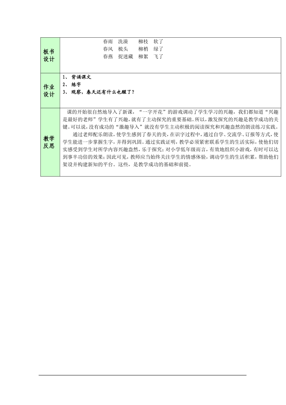 《柳树醒了》(借鉴型)_第3页