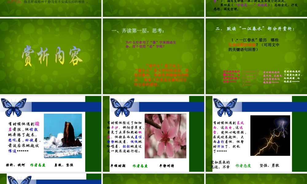 九年级语文下册(9 谈生命)课件3 新人教版 课件