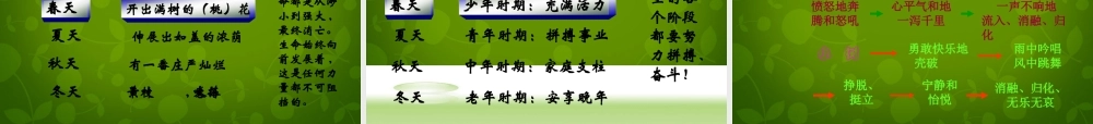 九年级语文下册(9 谈生命)课件3 新人教版 课件