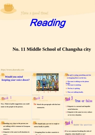 八年级英语下Unit7 Reading课件 人教新目标版 课件