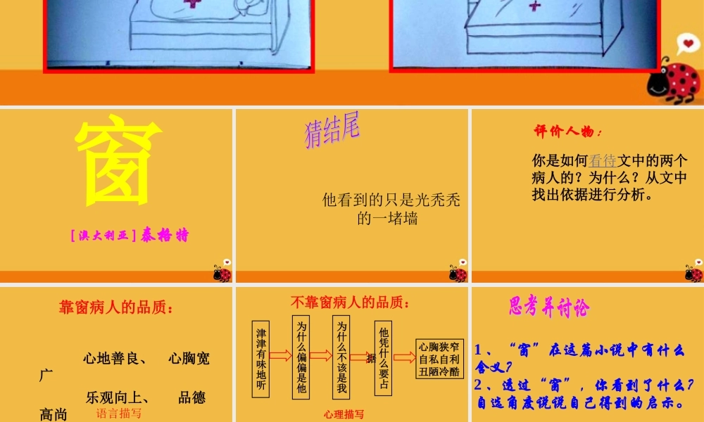 初中语文 窗公开课课件
