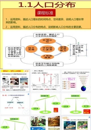 第一节世界的人口