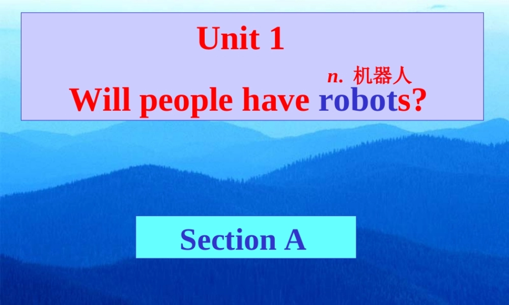 小学英语教学PPT