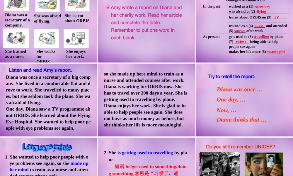 八年级英语下册 Unit 7 International Charities Task 2课件 (新版)牛津版 课件