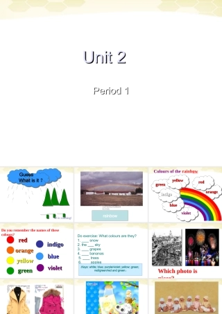 九年级英语 Unit 2-1 Welcome to the  unit课件 牛津版 课件