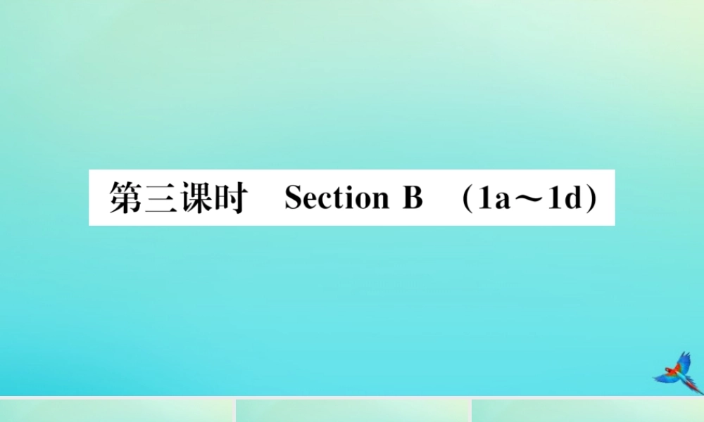 九年级英语全册 Unit 8 It must belong to Carla(第3课时)习题课件 (新版)人教新目标版 课件